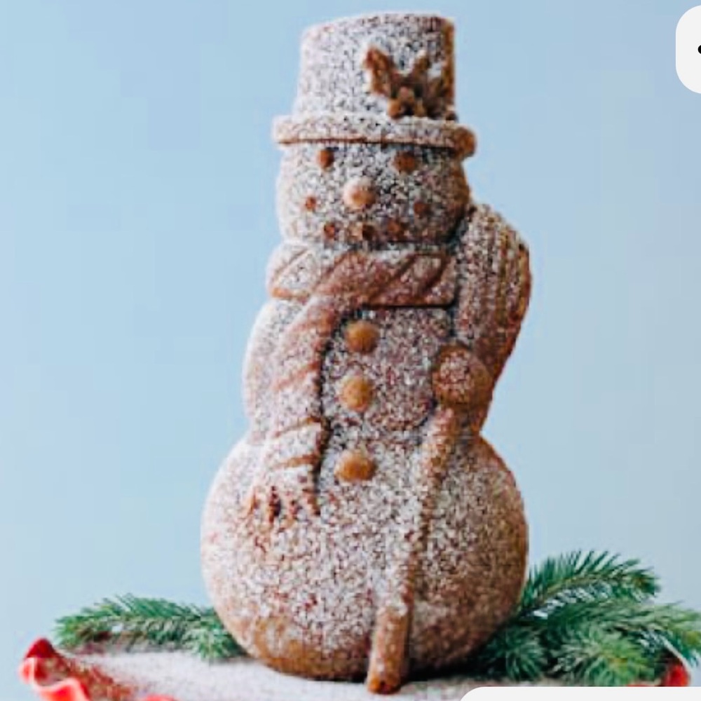 NWOT Nordic Ware Metallic Snowman Baking Mold - Picture 8 of 8
